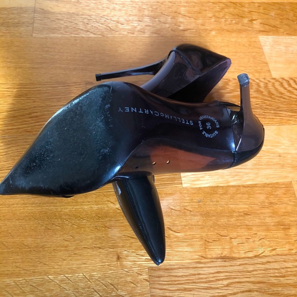 Stella McCartney pvc/patent leather pump sz 36 - Picture 3 of 4